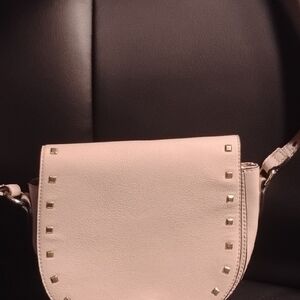 Victoria's Secret Cream Crossbody Bag with Studs